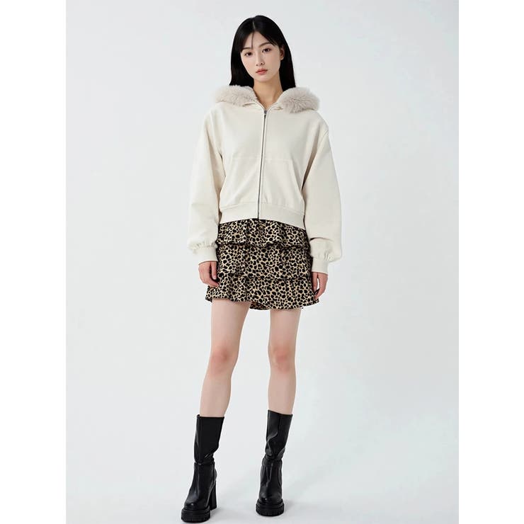 ヒョウ柄フリルミニスカート | LUDIC PARK | 詳細画像5 