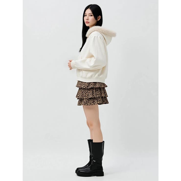ヒョウ柄フリルミニスカート | LUDIC PARK | 詳細画像8 