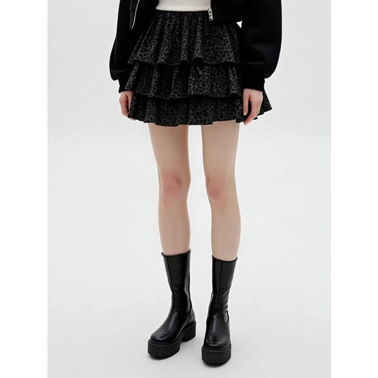 ヒョウ柄フリルミニスカート | LUDIC PARK | 詳細画像10 