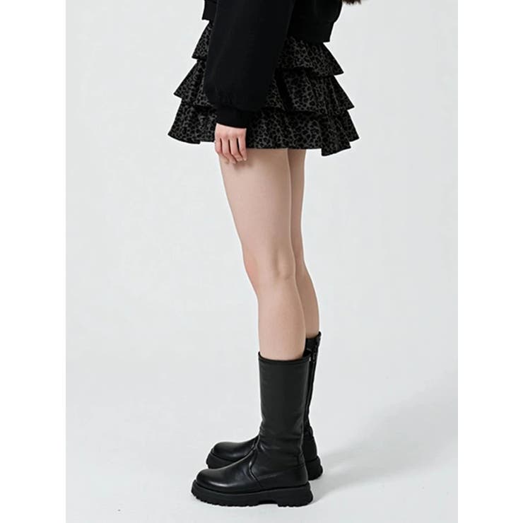 ヒョウ柄フリルミニスカート | LUDIC PARK | 詳細画像12 