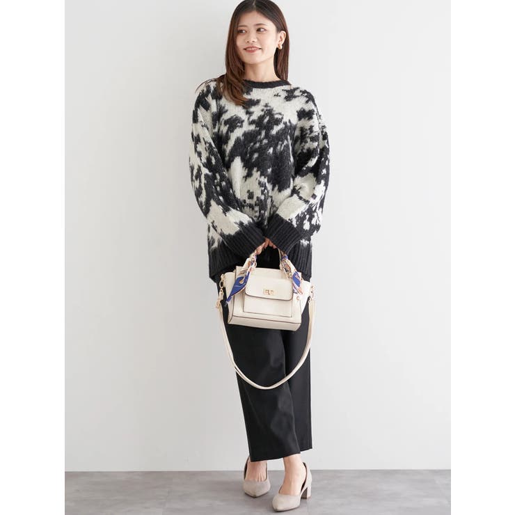 ラクケア 起毛無地ワイドパンツ | LUDIC PARK | 詳細画像12 