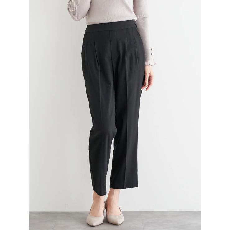 ラクケア 起毛無地テーパードパンツ | LUDIC PARK | 詳細画像1 