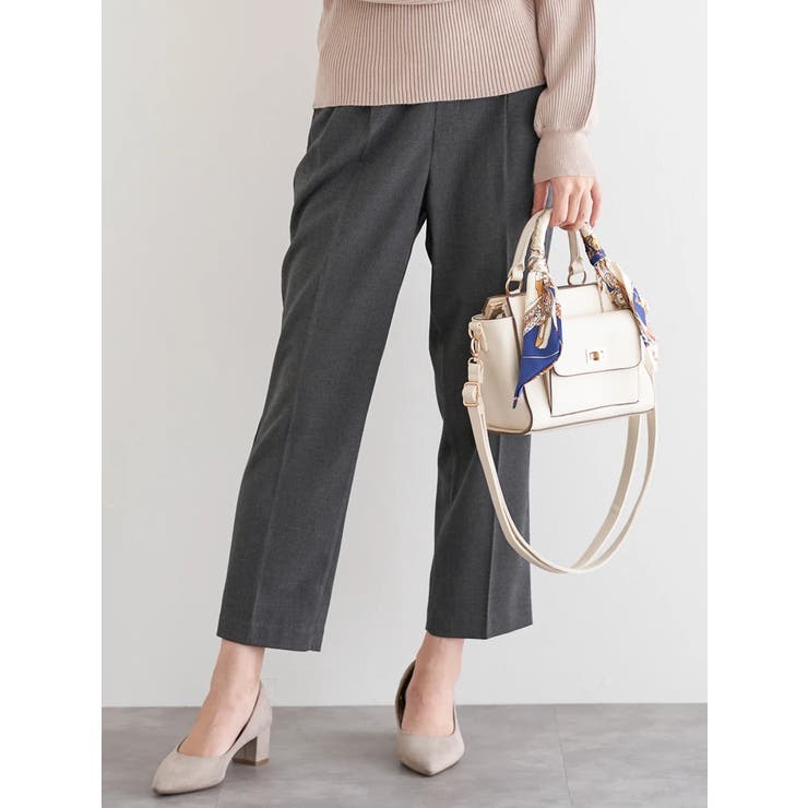 ラクケア 起毛無地テーパードパンツ | LUDIC PARK | 詳細画像7 