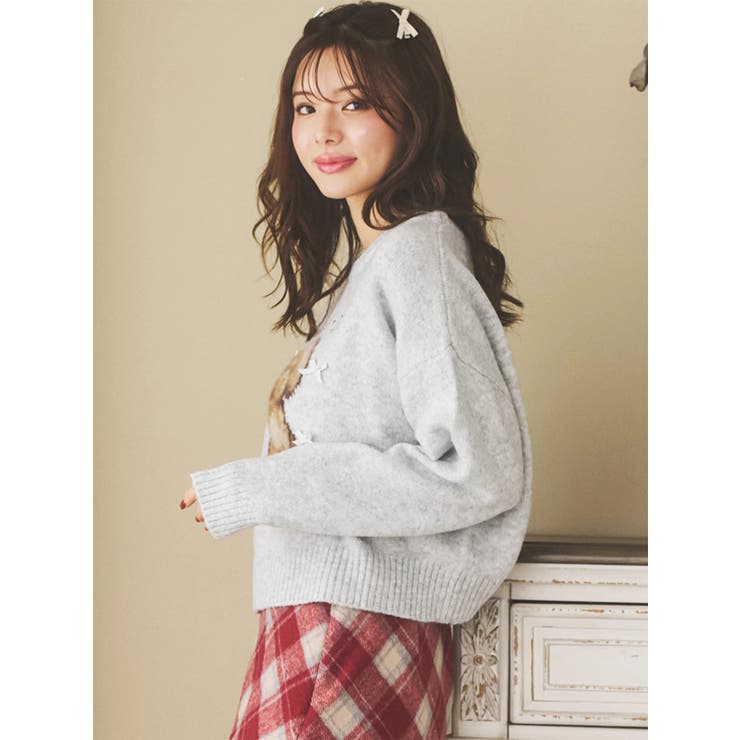 アニマルモチーフニットプルオーバー | LUDIC PARK | 詳細画像3