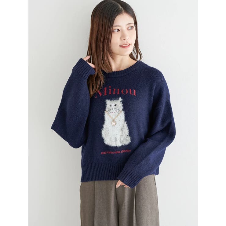 アニマルモチーフニットプルオーバー | LUDIC PARK | 詳細画像11