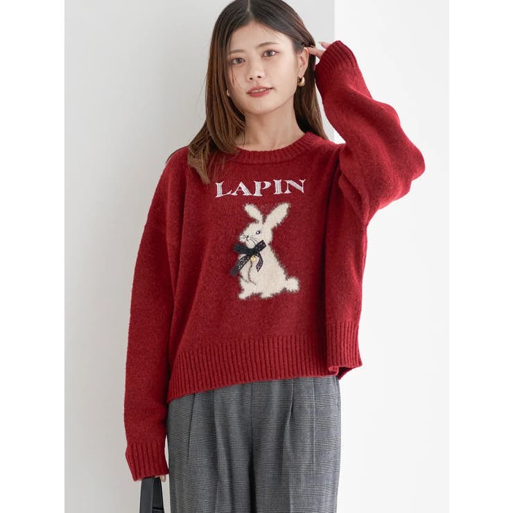 アニマルモチーフニットプルオーバー | LUDIC PARK | 詳細画像25