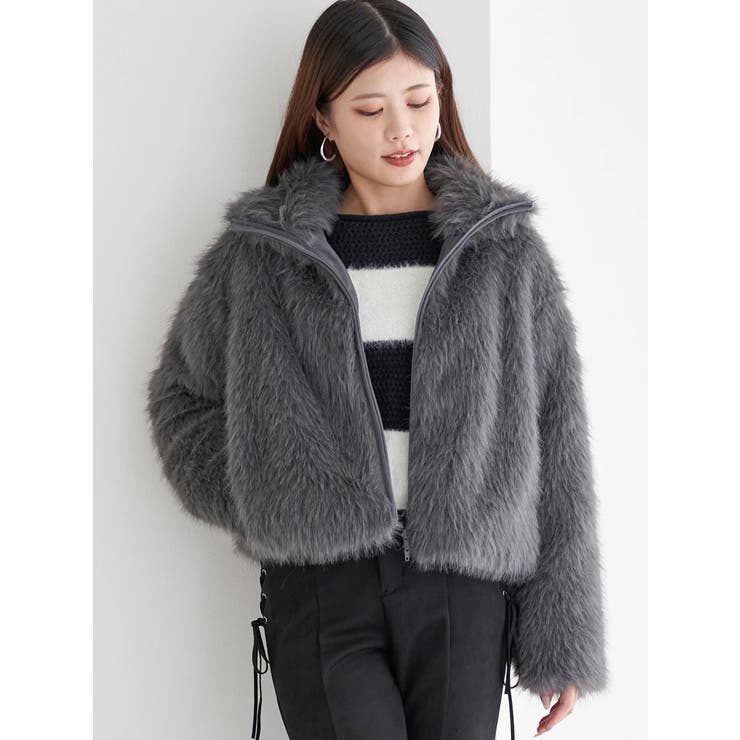 シャギーファーブルゾン | LUDIC PARK | 詳細画像2 