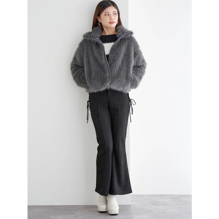 シャギーファーブルゾン | LUDIC PARK | 詳細画像4 