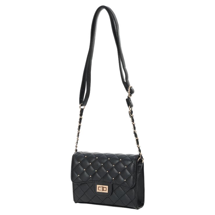 スタッズフェイクレザーショルダーバッグ | LUDIC PARK | 詳細画像7 