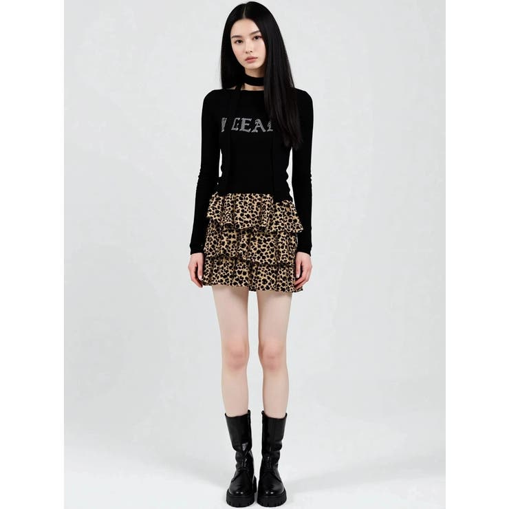 ラインストーンバックルオフショルニット | LUDIC PARK | 詳細画像20 