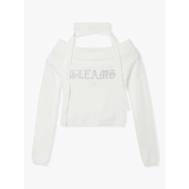 ラインストーンバックルオフショルニット | LUDIC PARK | 詳細画像24 