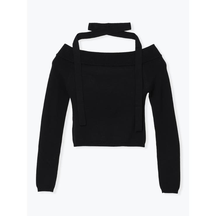 ラインストーンバックルオフショルニット | LUDIC PARK | 詳細画像27 