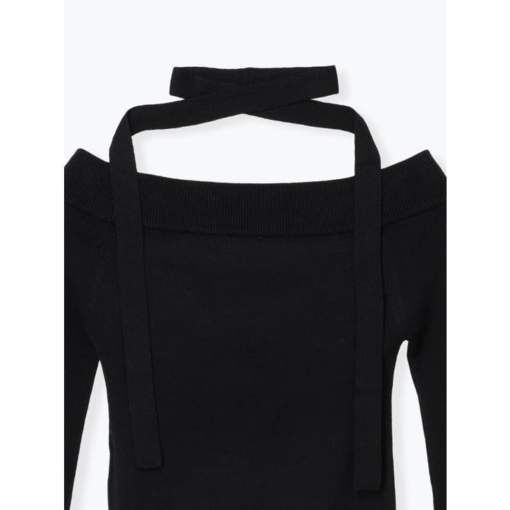 ラインストーンバックルオフショルニット | LUDIC PARK | 詳細画像31 