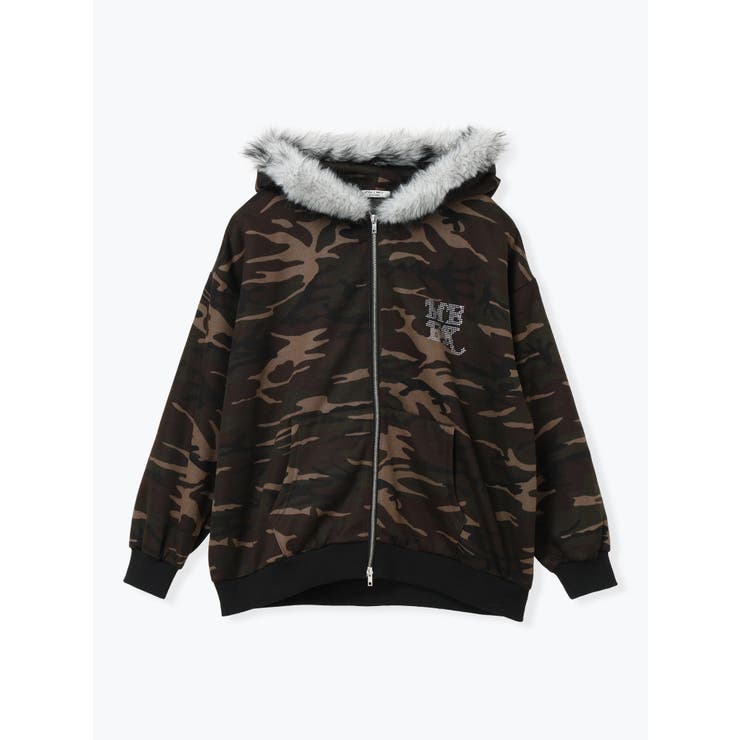 Ａ柄 | ファートリムジップパーカー | LUDIC PARK