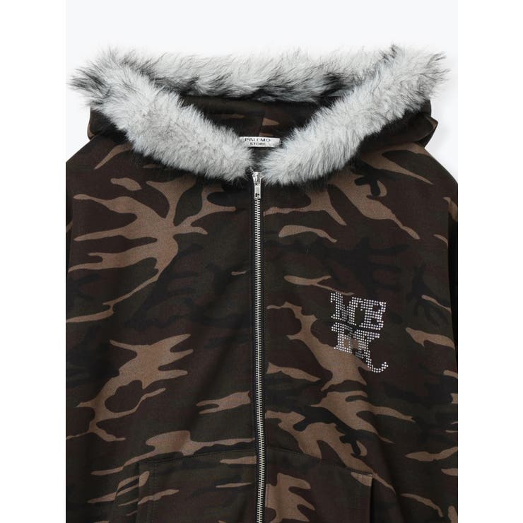 ファートリムジップパーカー | LUDIC PARK | 詳細画像3 