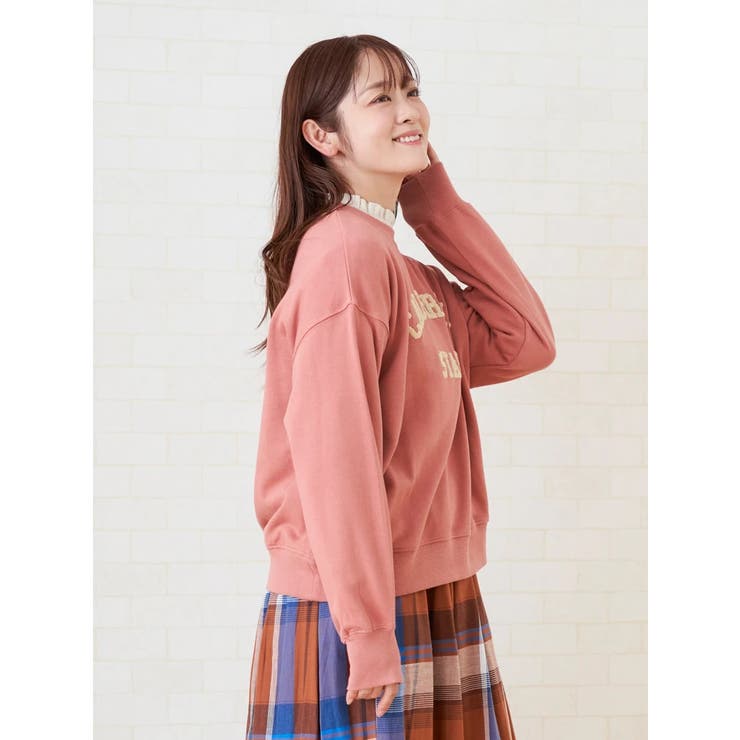 カレッジロゴ刺繍プルオーバー | LUDIC PARK | 詳細画像3 