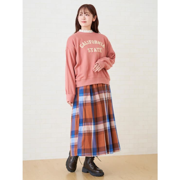 カレッジロゴ刺繍プルオーバー | LUDIC PARK | 詳細画像5 