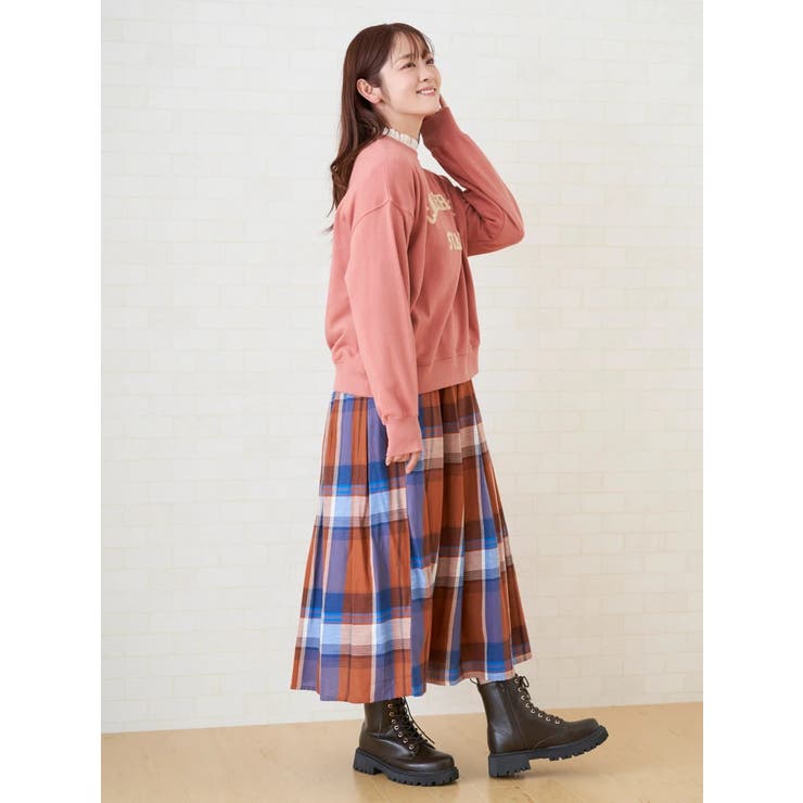 カレッジロゴ刺繍プルオーバー | LUDIC PARK | 詳細画像8 