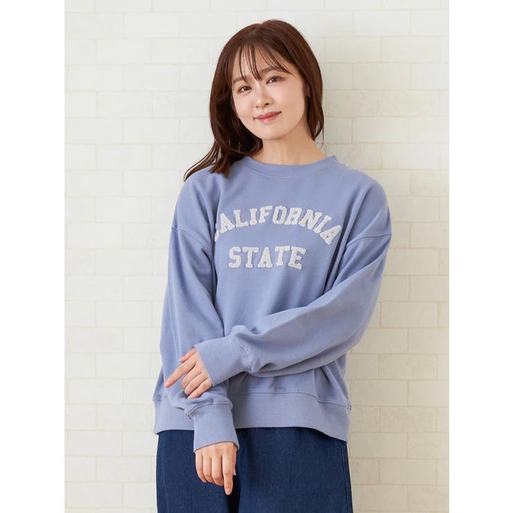 カレッジロゴ刺繍プルオーバー | LUDIC PARK | 詳細画像10 