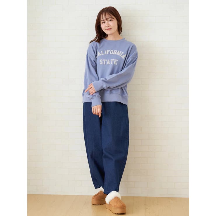 カレッジロゴ刺繍プルオーバー | LUDIC PARK | 詳細画像15 