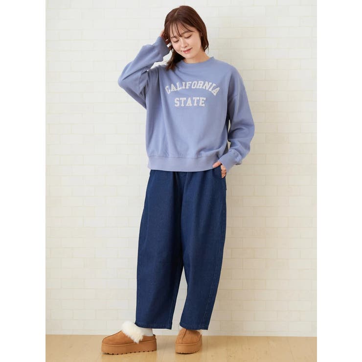 カレッジロゴ刺繍プルオーバー | LUDIC PARK | 詳細画像16 