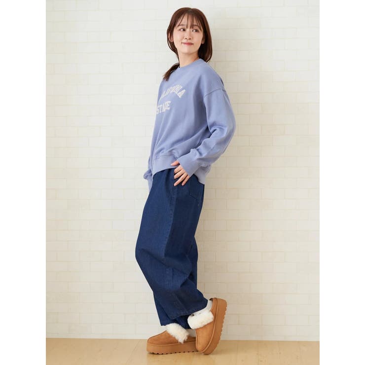 カレッジロゴ刺繍プルオーバー | LUDIC PARK | 詳細画像17 