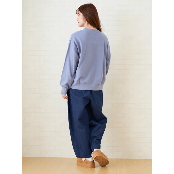 カレッジロゴ刺繍プルオーバー | LUDIC PARK | 詳細画像18 