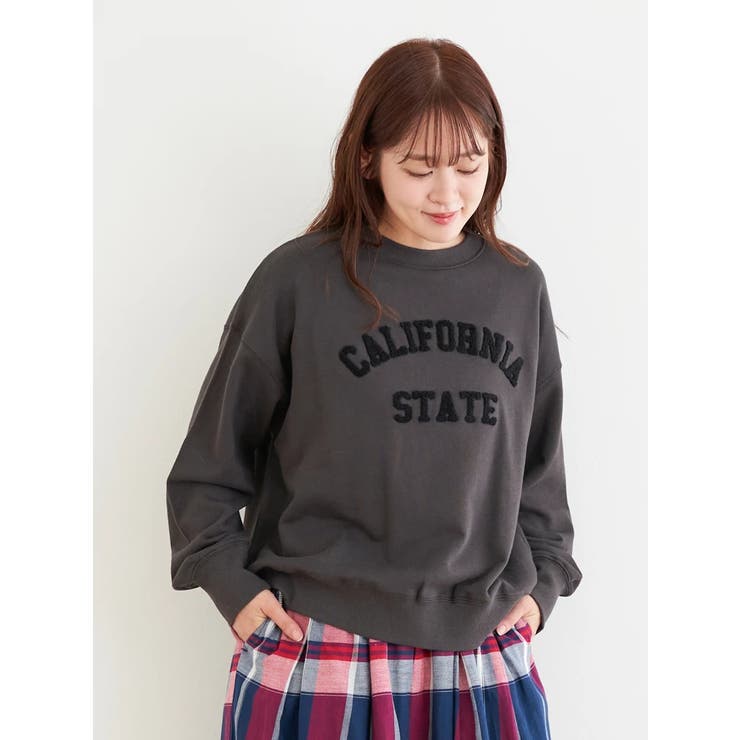 カレッジロゴ刺繍プルオーバー | LUDIC PARK | 詳細画像21 