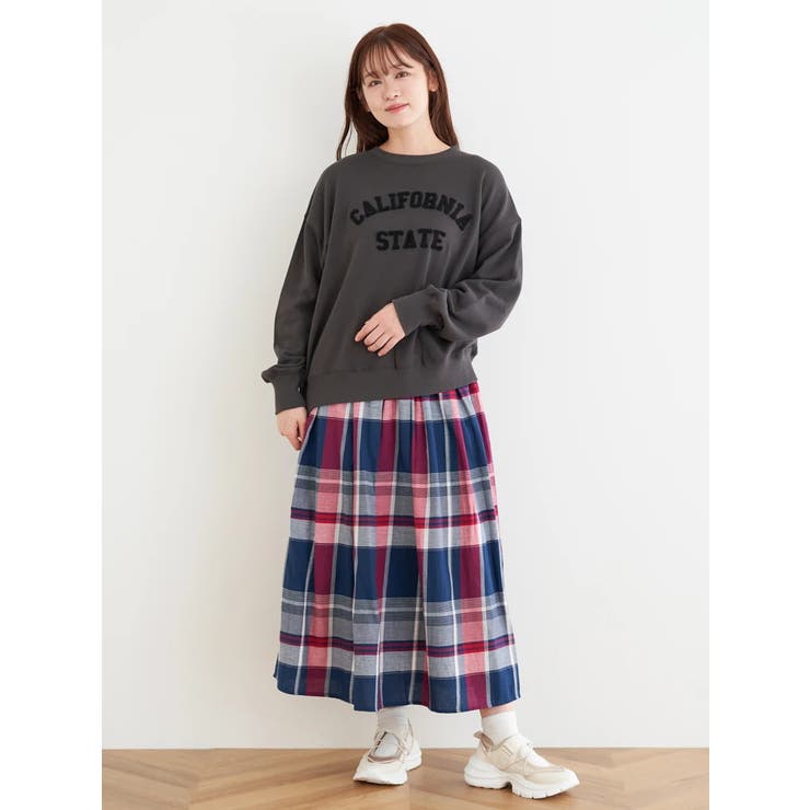 カレッジロゴ刺繍プルオーバー | LUDIC PARK | 詳細画像26 