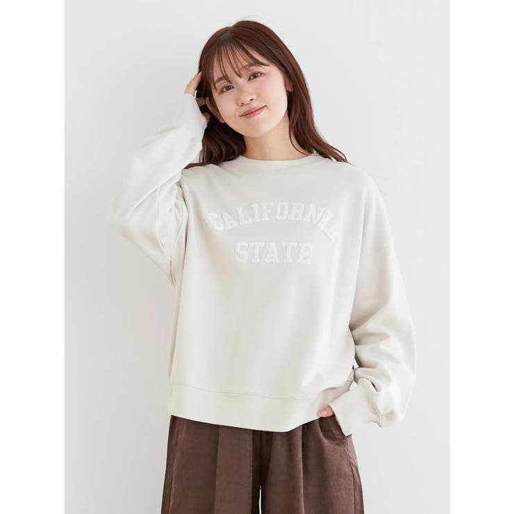 カレッジロゴ刺繍プルオーバー | LUDIC PARK | 詳細画像30 