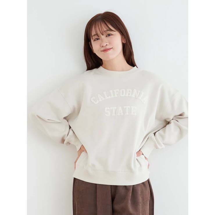 カレッジロゴ刺繍プルオーバー | LUDIC PARK | 詳細画像31 