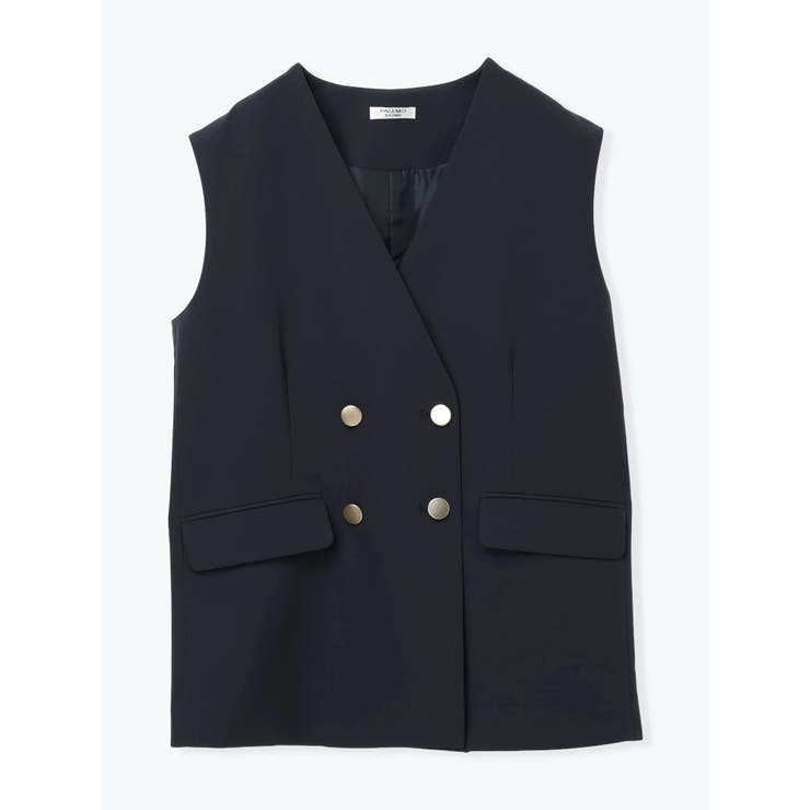 【Wクロス】Wボタンノーカラーベスト(セットアップ可) | LUDIC PARK | 詳細画像21 