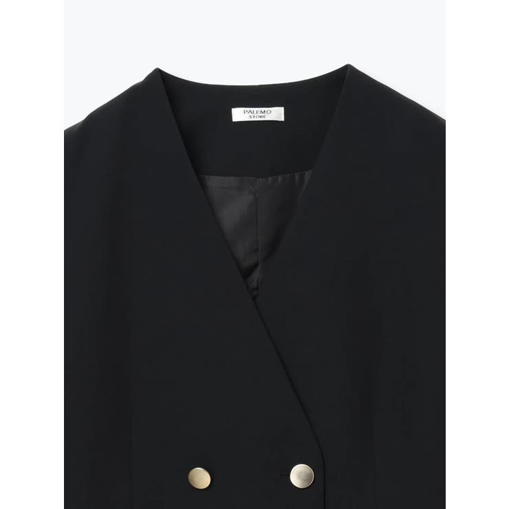 【Wクロス】Wボタンノーカラーベスト(セットアップ可) | LUDIC PARK | 詳細画像25 