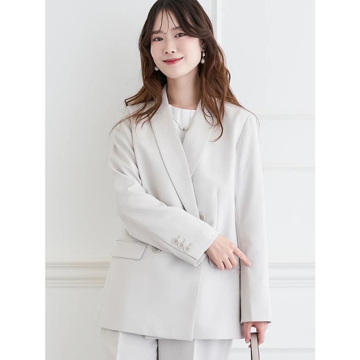 【Wクロス】Wボタンテーラードジャケット(セットアップ可) | LUDIC PARK | 詳細画像7 