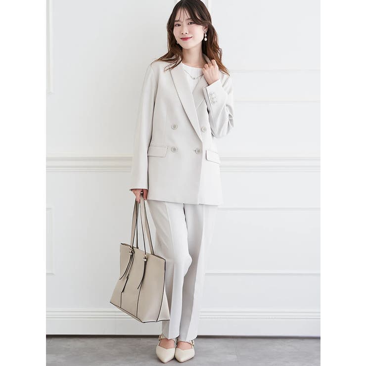 【Wクロス】Wボタンテーラードジャケット(セットアップ可) | LUDIC PARK | 詳細画像8 