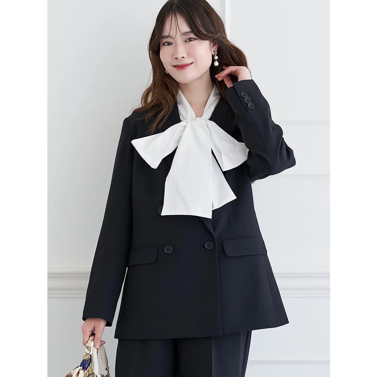 【Wクロス】Wボタンテーラードジャケット(セットアップ可) | LUDIC PARK | 詳細画像12 