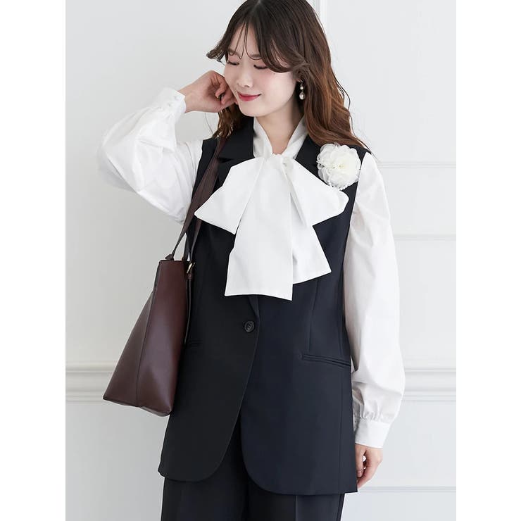 【Wクロス】テーラードベスト(セットアップ可) | LUDIC PARK | 詳細画像6 