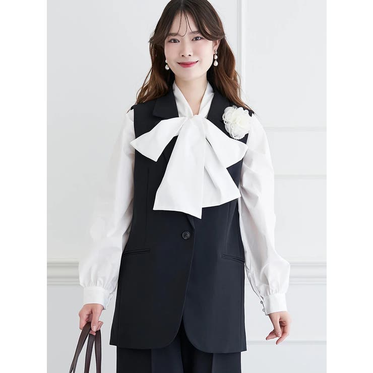 【Wクロス】テーラードベスト(セットアップ可) | LUDIC PARK | 詳細画像7 