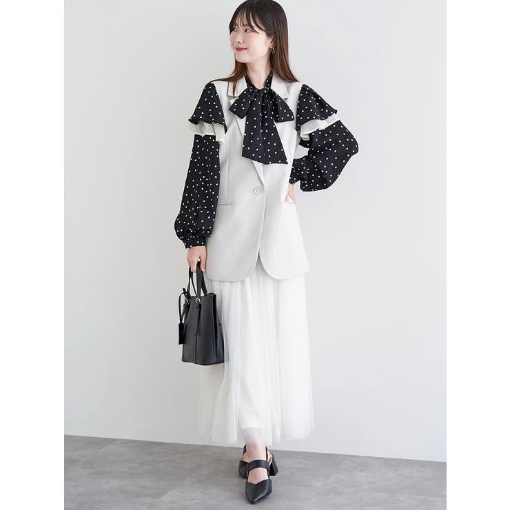 【Wクロス】テーラードベスト(セットアップ可) | LUDIC PARK | 詳細画像11 