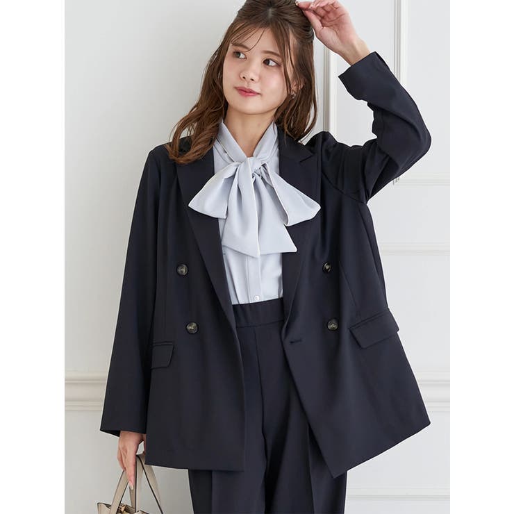 【ストレッチツイル】Wボタンテーラードジャケット(セットアップ可) | LUDIC PARK | 詳細画像6 