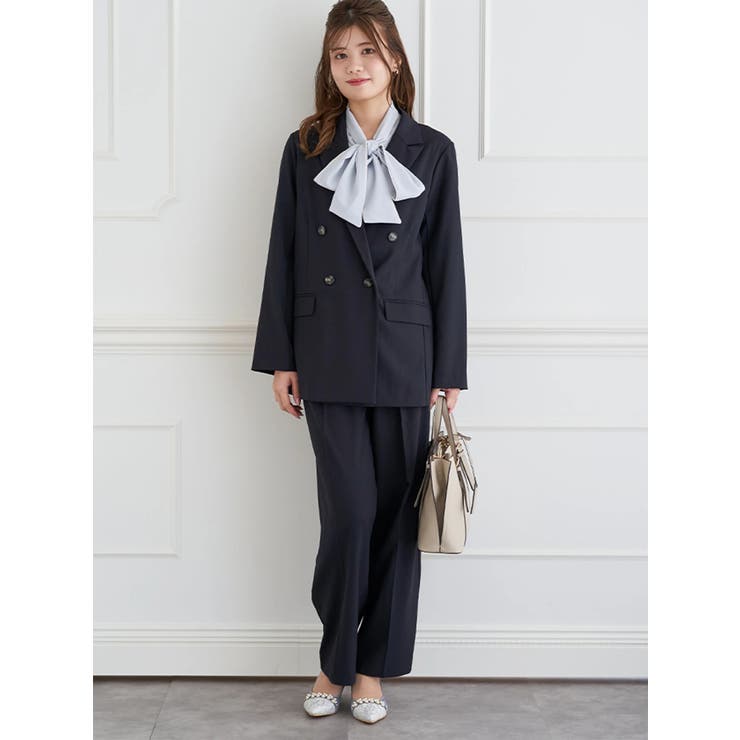 【ストレッチツイル】Wボタンテーラードジャケット(セットアップ可) | LUDIC PARK | 詳細画像10 