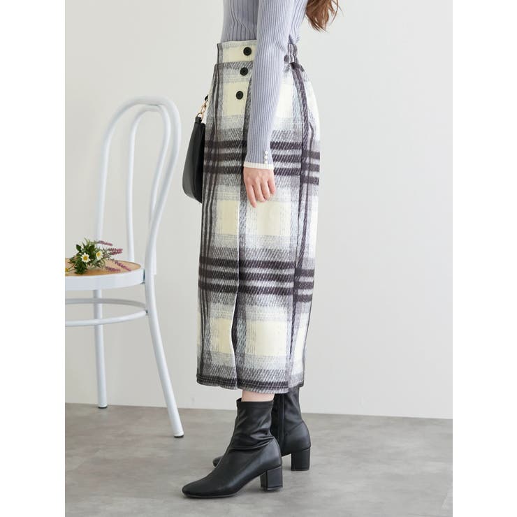 チェックナロースカート | LUDIC PARK | 詳細画像3 