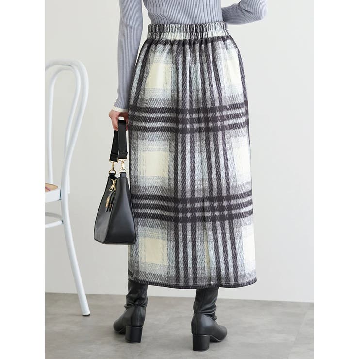 チェックナロースカート | LUDIC PARK | 詳細画像4 