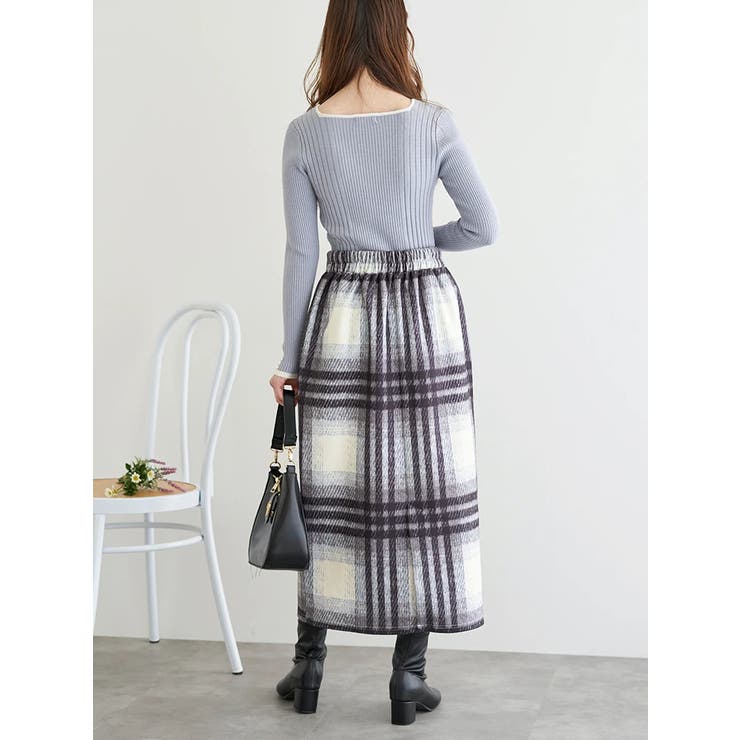 チェックナロースカート | LUDIC PARK | 詳細画像9 