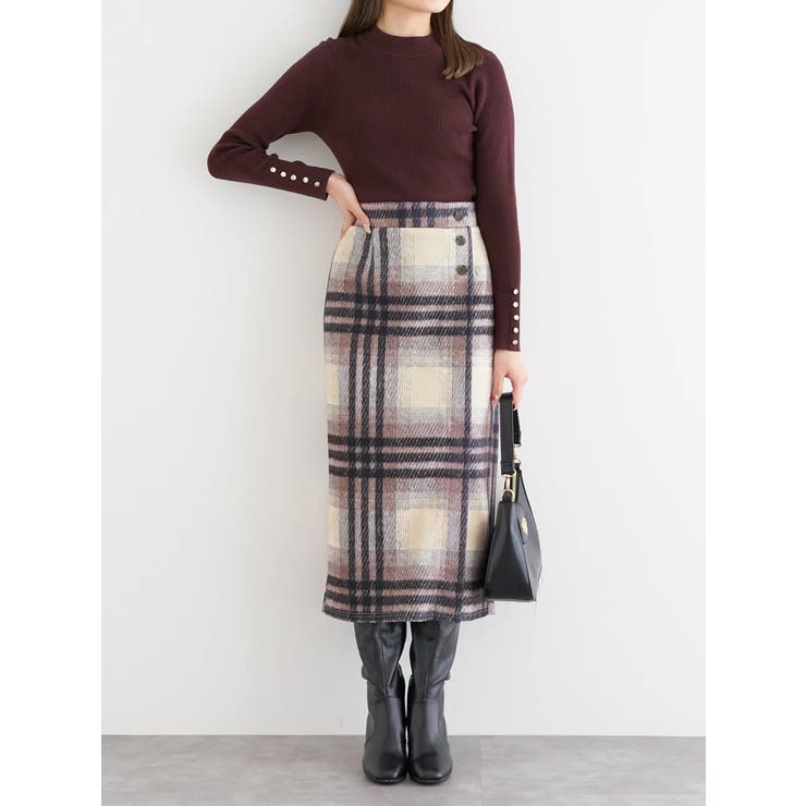 チェックナロースカート | LUDIC PARK | 詳細画像12 