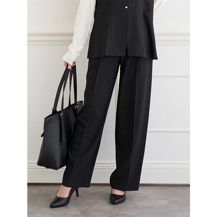 【ストレッチツイル】ワイドパンツ(セットアップ可) | LUDIC PARK | 詳細画像23 