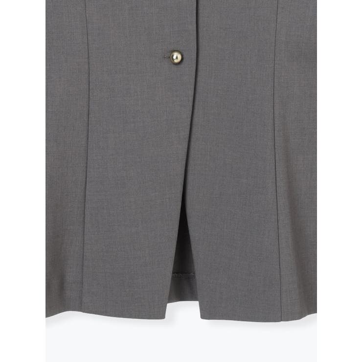 【ストレッチツイル】ノーカラーベスト(セットアップ可) | LUDIC PARK | 詳細画像38 