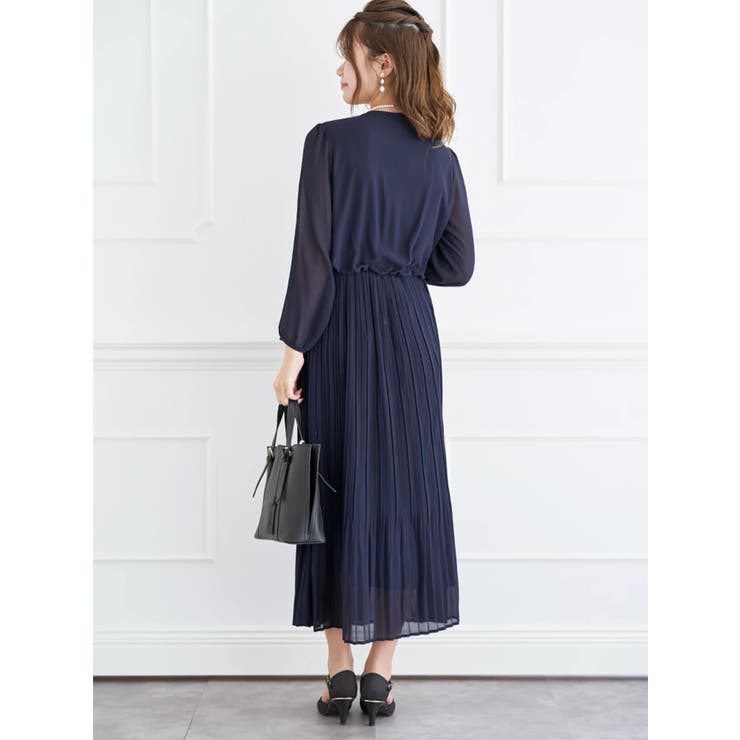 シフォンジョーゼットプリーツワンピース | LUDIC PARK | 詳細画像4 