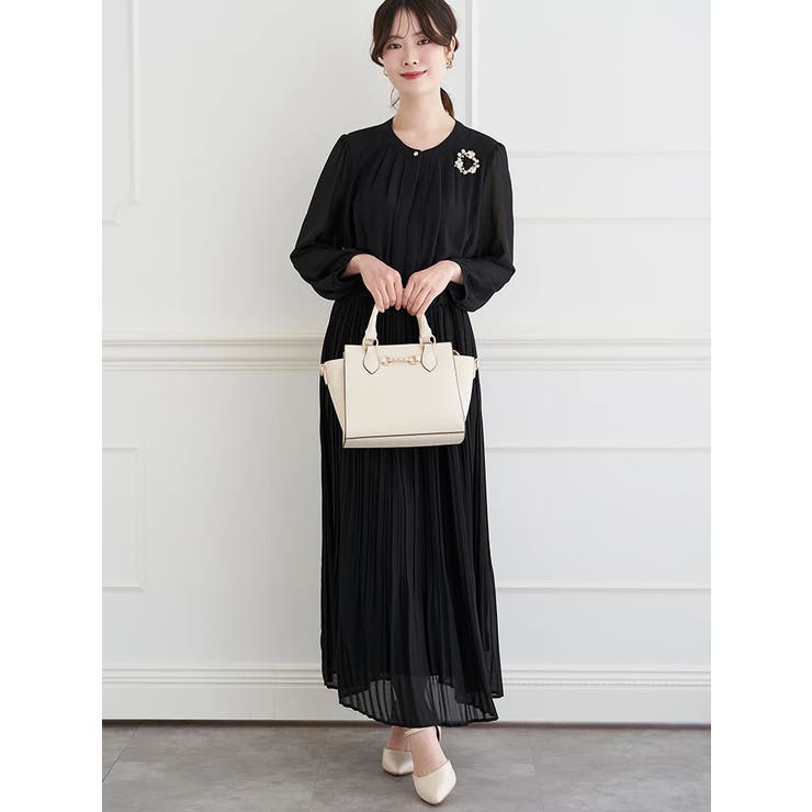 シフォンジョーゼットプリーツワンピース | LUDIC PARK | 詳細画像9 