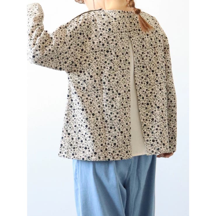 花柄コーデュロイブラウス | LUDIC PARK | 詳細画像4 